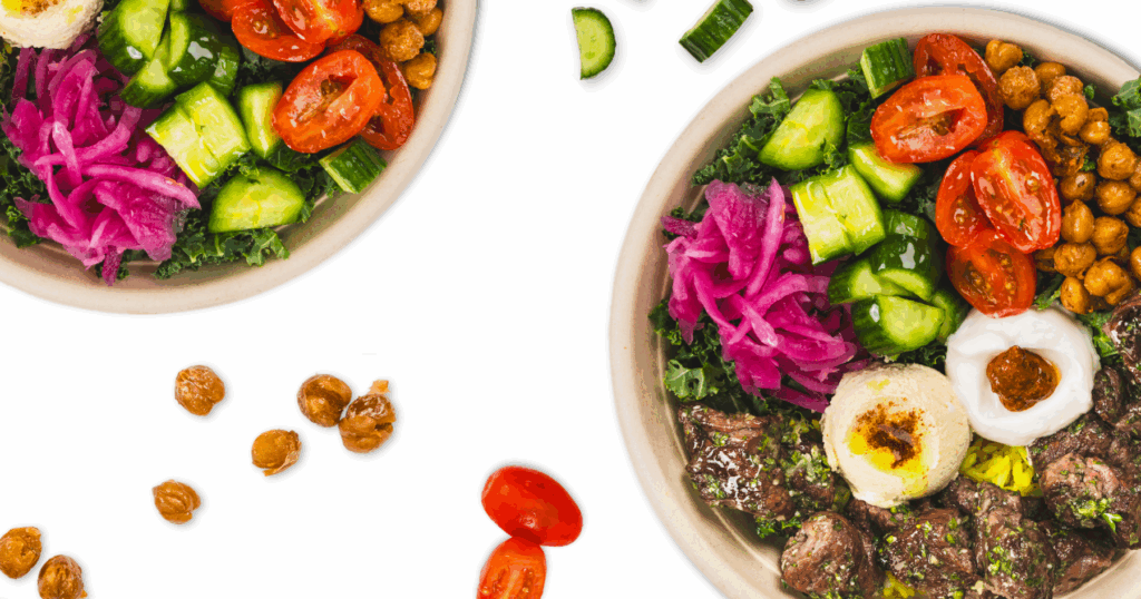 Nick the Greek's Mediterranean Steak Bowl has a fine-dining pedigree