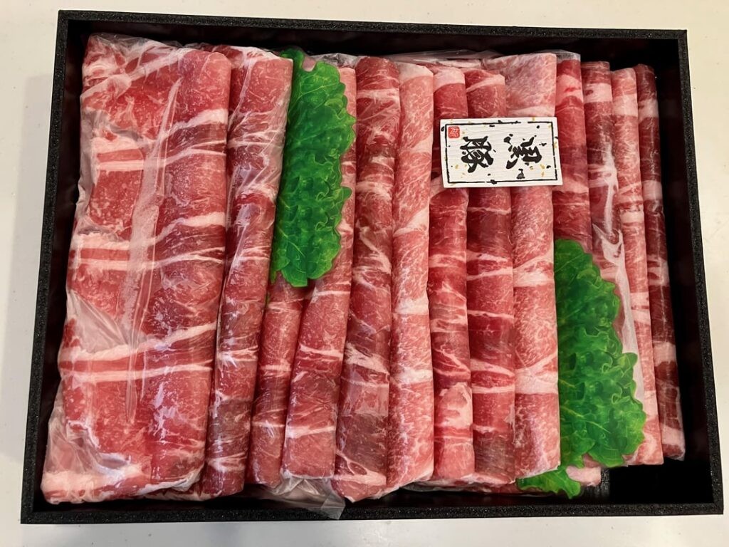Everyone goes on and on about wagyu, but the pork in Japan is top notch as well.  Kagoshima Kurobuta pork for shabu shabu is some of the best!