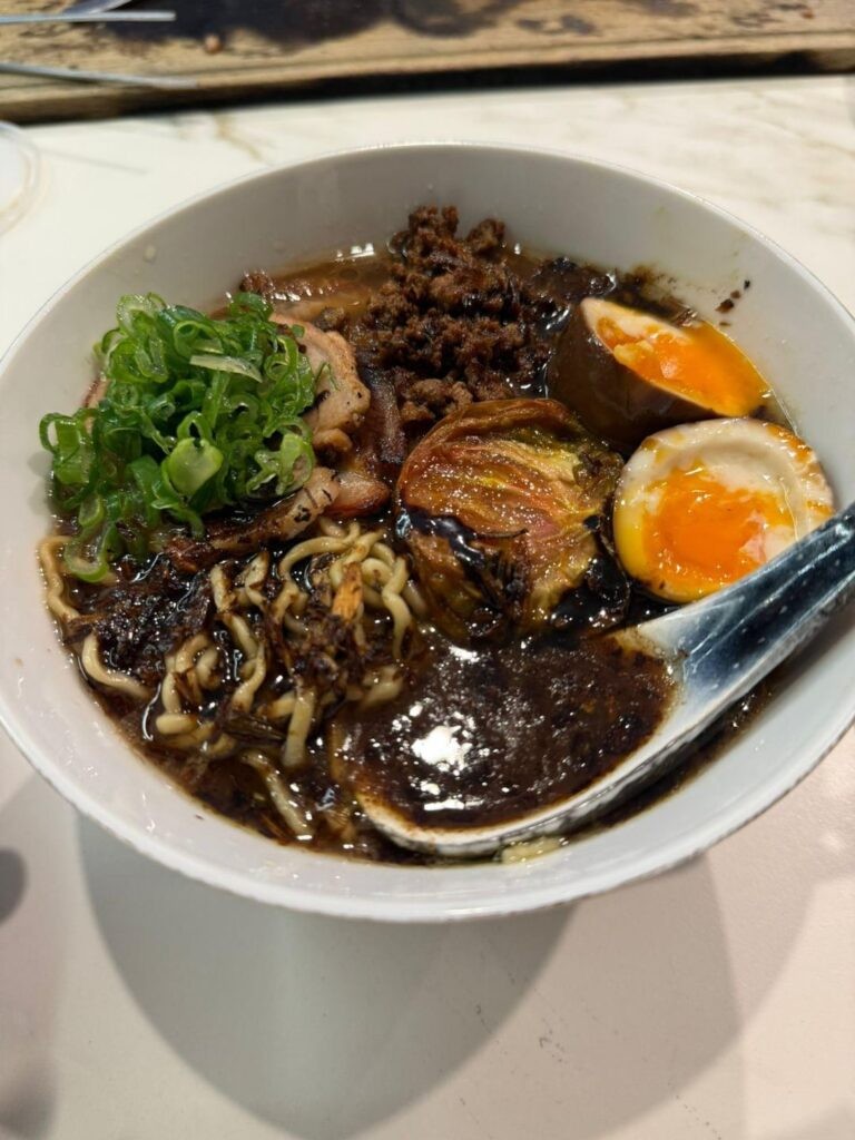 Ramen Night and onigiri