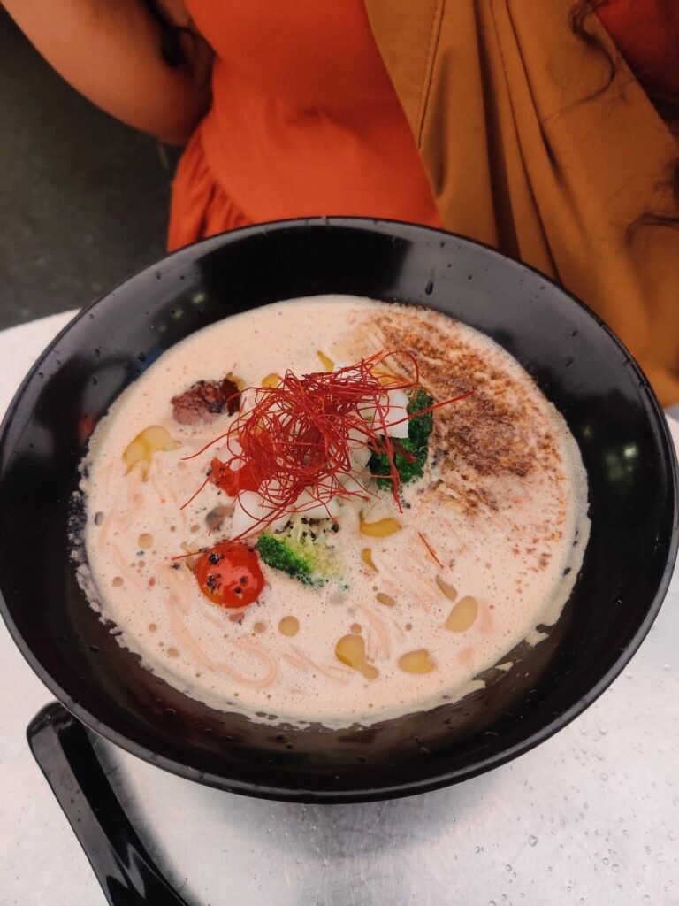 Vegan Ramen at UZU Tokyo ( inside Team Lab Planets)
