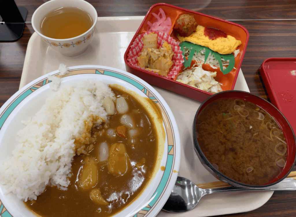 Lunch at the company cafeteria today, just 250 Yen!